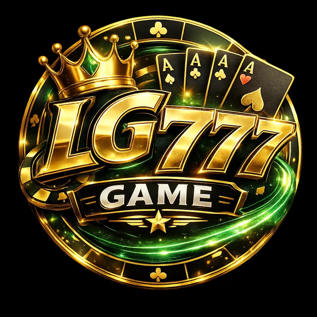 LG777 Game gold and green Android app logo